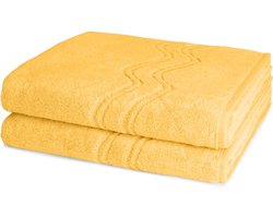 Ross Dames en Heren 2 X douchedoek - Als set Cashmere feeling