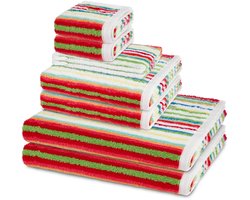 Ross Sonstiges 2 X washandjes 2 X gasten- 2 X douche- 2 X handdoek - in set 8 pack Vita