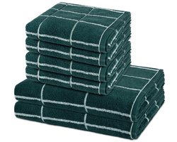 Ross Sonstiges 4 X handdoek 2 X douchehanddoek - in set 6 pack Sensual Skin Karo