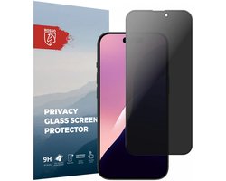 Rosso Privacy Screen Protector Geschikt voor de Apple iPhone 16 Pro - 9H Gehard Glas - Case Friendly Tempered Glass - Eenvoudige Installatie