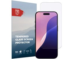 Rosso Screen Protector Geschikt voor Apple iPhone 16 Pro | 9H Tempered Glass | Glasplaatje | Beschermlaag | Beschermglas | 9H Hardheid