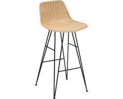 Rotan Barkruk Nevers Beige