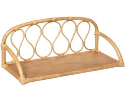 Rotan decoratieve plank - multifunctioneel - 1 stuk - L 57 x B 23 x H 24 cm - multiplex