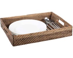 Rotan dienblad Lisa rechthoekig