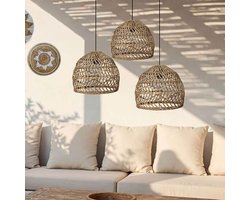 Rotan hanglamp Ravi S -Ø35cm- Ronde hanglamp - 4Shine