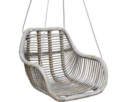 Rotan Hangstoel Fly Greywash - 66x65xH49 cm