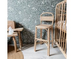 Rotan kinderstoel Luc - Hoge eetkamerstoel