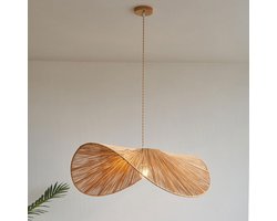 Rotan Kroonluchter In Boheemse Stijl, Modern Design, Geschikt Voor Slaapkamers, Woonkamers En Eetkamers In Landelijke Stijl.