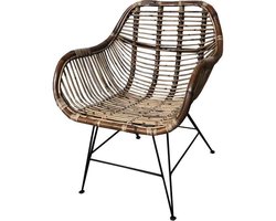 Rotan Kuipstoel Tess - 65x55xH80 cm