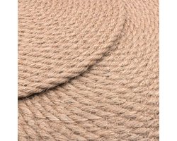 Rotan Onderzetters voor Hete Pannen - Handgeweven Isolatie Pads voor Eettafel - Keuken Accessoires met Cup Base - 12 Inch.