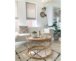 Rotan Salontafel Bibbi - Ø72xH46 cm