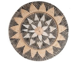 Rotan wandbord Pelat decor Medium Ø45