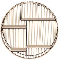 Rotan wandplank, Ø 50 cm