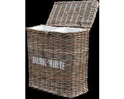 Rotan wasmand - 120L - kubu grey