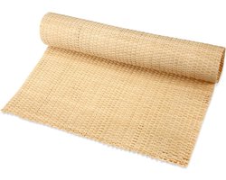 Rotan webbing rol 1x0,4m - geweven riet - natuurlijke riet webbing - caning projecten - doe-het-zelf knutselen - kast stoel meubels - brede rotan - 100% riet - 1 meter lang.