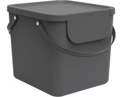 Rotho Albula afvalscheiders - BPA vrij - 40L - zwart