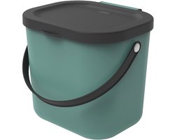 Rotho Albula afvalscheiders - GFT afvalbak - 6L -donkergroen