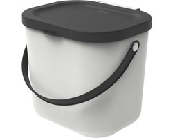 Rotho Albula afvalscheiders - GFT afvalbak - 6L -wit