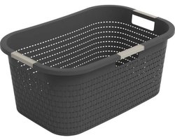 Rotho - Wasmand - 40L Country - Antraciet