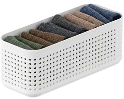 Rotho WOP kledingkast organizer - mand S - wit