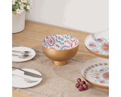 Round Enamel Metal Serving Bowl – Rustic Kitchen & Dining Tableware