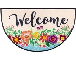 Round Welcome Blooming- Kleen-Tex - 50 x 85 cm