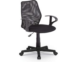 Rousseau-Kantoorstoel-Job-polyester-zwart