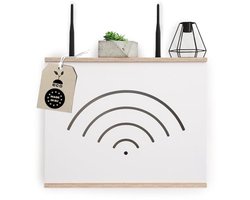Routerkast - Wandbox voor Wifi en Elektronica - Ruimtebesparend en Elegant Design - Perfect voor Compacte Ruimtes