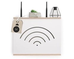 Routerkast - Wandbox voor Wifi en Elektronica - Ruimtebesparend en Elegant Design - Perfect voor Compacte Ruimtes