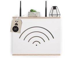 Routerkast - Wandbox voor Wifi en Elektronica - Ruimtebesparend en Elegant Design - Perfect voor Compacte Ruimtes