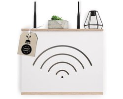 Routerkast - Wandbox voor Wifi en Elektronica - Ruimtebesparend en Elegant Design - Perfect voor Compacte Ruimtes