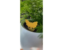 Rouwvliegvanger - Fruitvliegvanger - Rouwvliegjes bestrijden - Fruitvliegjes bestrijden - Varenrouwmug - Fruitvlieg - Plakstrips - Vangkaarten - Vangplaten - Insectenval - Insectenvanger - 10 Stuks - Vlinder