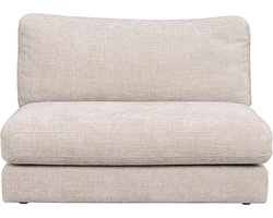 Rowico Home Duncan Modulair Bankelement - Lichtgrijs - Beige - Zitbank - Bankstel - Tussenelement - 112 cm
