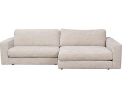 Rowico Home Duncan modulaire gestoffeerde hoekbank lichtgrijs/beige - rechts - 258 cm