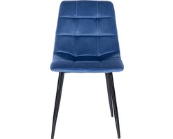 Royal Blue Velvet Chair