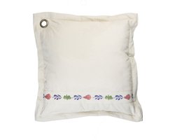 Royal Boch Boerenbont - Royal Boch Kussenhoes 50 cm Uni Ecru
