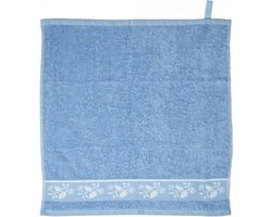 Royal Boch keukendoek fleurs blauw