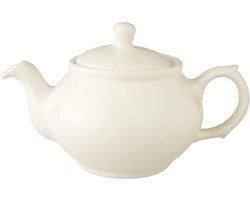 Royal Boch theepot keramiek Kitchen 1,2L crème klassiek servies.