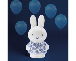 Royal Delft Nijntje in feestjurk – Delfts Blauw beeldje 15 cm