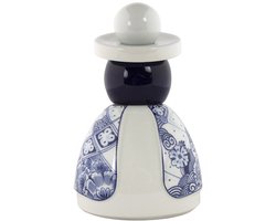Royal Delft Proud Mary 6 - Mix Pattern Cobalt - figuur 17 cm