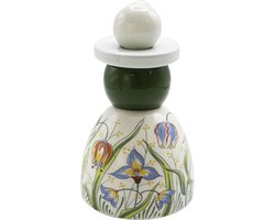 Royal Delft Proud Mary - Wild Flower Polychrome - figuur 17 cm - cadeau voor haar - luxe geschenkdoos - beeldjes