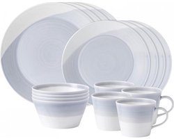 Royal Doulton 1815 Serviesset - 16-delig - Blauw