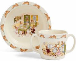 Royal Doulton Bunnykins Set 2 delig schaal/beker met 2 oren