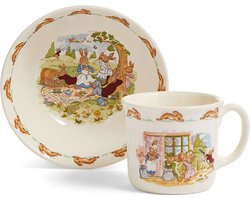 Royal Doulton Bunnykins Set 2 delig schaal/beker met oor