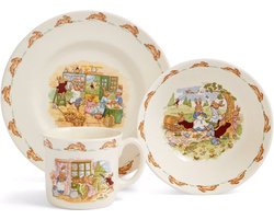 Royal Doulton Bunnykins Set 3 delig schaal/bordje/beker met oor