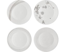Royal Doulton Pacific Stone Ontbijtbord Set 23 cm 4 Stuks