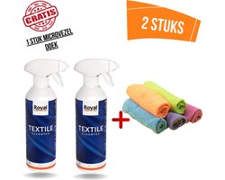 Royal Furniture Care, Textile vlekkenspray, Cleantex Textiel vlekkenspray, (2 x 500ml) pack, 1000ml
