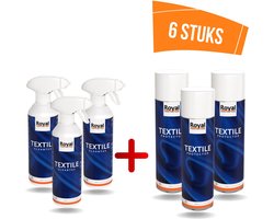 Royal Furniture set - 3 x Textile protector + 3 x Cleantex vlekkenspray 3000ml