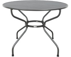 Royal Garden strekmetaal tuintafel rond - Ø105 cm. - Antraciet