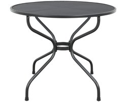 Royal Garden strekmetaal tuintafel rond - Ø90 cm. - Antraciet